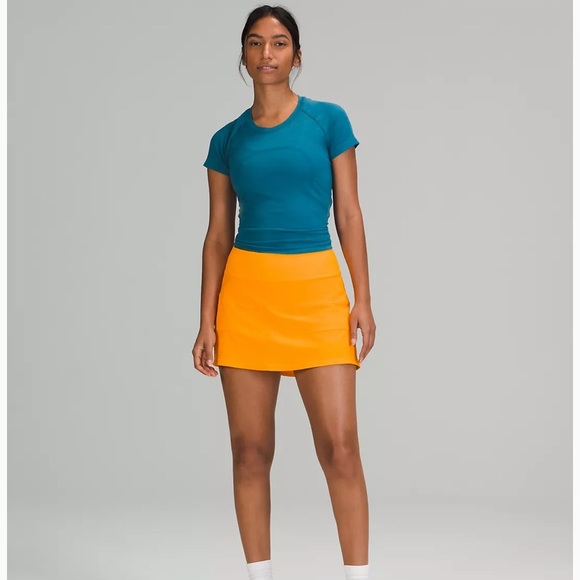 Lululemon Pace Rival Skirt Tall * Clementine - Picture 3 of 10